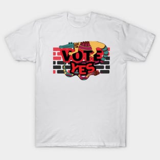 Vote Yes To The Voice Indigenous Voice To Parliament Animals Version T-Shirt